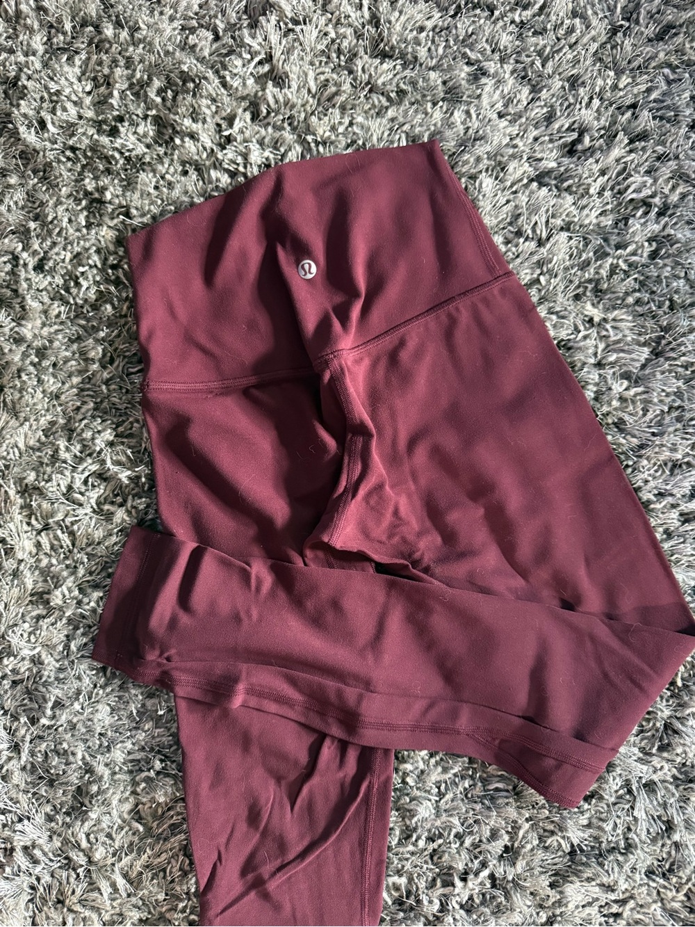 lululemon athletica High-Rise Burgundy Leggings